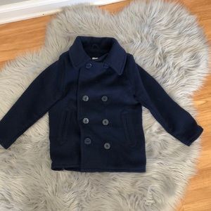 Boys Gap Wool Blend Peacoat